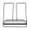 Bookshelf for Tabletop Use in Home Office, Welding Technology Enhanced Structure, Foldable Cookbook Holder and Tablet Computer Stand for Convenient 1