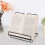 Bookshelf for Tabletop Use in Home Office, Welding Technology Enhanced Structure, Foldable Cookbook Holder and Tablet Computer Stand for Convenient 5