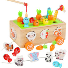 Brinquedos Montessori para presentes criativos e fofos, brinquedos educativos STEM com atividades de classificação e empilhamento, desenvolvimento