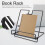 Bookshelf for Tabletop Use in Home Office, Welding Technology Enhanced Structure, Foldable Cookbook Holder and Tablet Computer Stand for Convenient 7