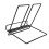 Bookshelf for Tabletop Use in Home Office, Welding Technology Enhanced Structure, Foldable Cookbook Holder and Tablet Computer Stand for Convenient 6