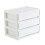 Stackable Plastic Storage Drawers, Versatile and Practical Multi-Layer Organizer for Office or Home, Durable & WearResistant Material with 2