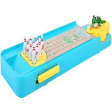 Familjevänligt minibowlingspel för bord, perfekta bordsspel till julfesten, batteridriven underhållning