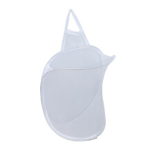 Space-Saving Hanging Laundry Hamper, Collapsible Mesh Design Multi-Functional Basket for Home Dormitory Hotel Use, Portable Foldable Clothes Basket