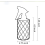 Eco-Friendly Choice, Clear Glass Spray Bottles, Adjustable Spray Settings, Non-leaking Design, Essential Oils Use, Empty Refillable Bottle, 2