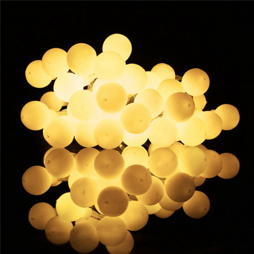 Chic Timer Function Decorative String Lights, Waterproof Battery Operated String Lights, With Remote Control 8 Modes Fairy Lights 1