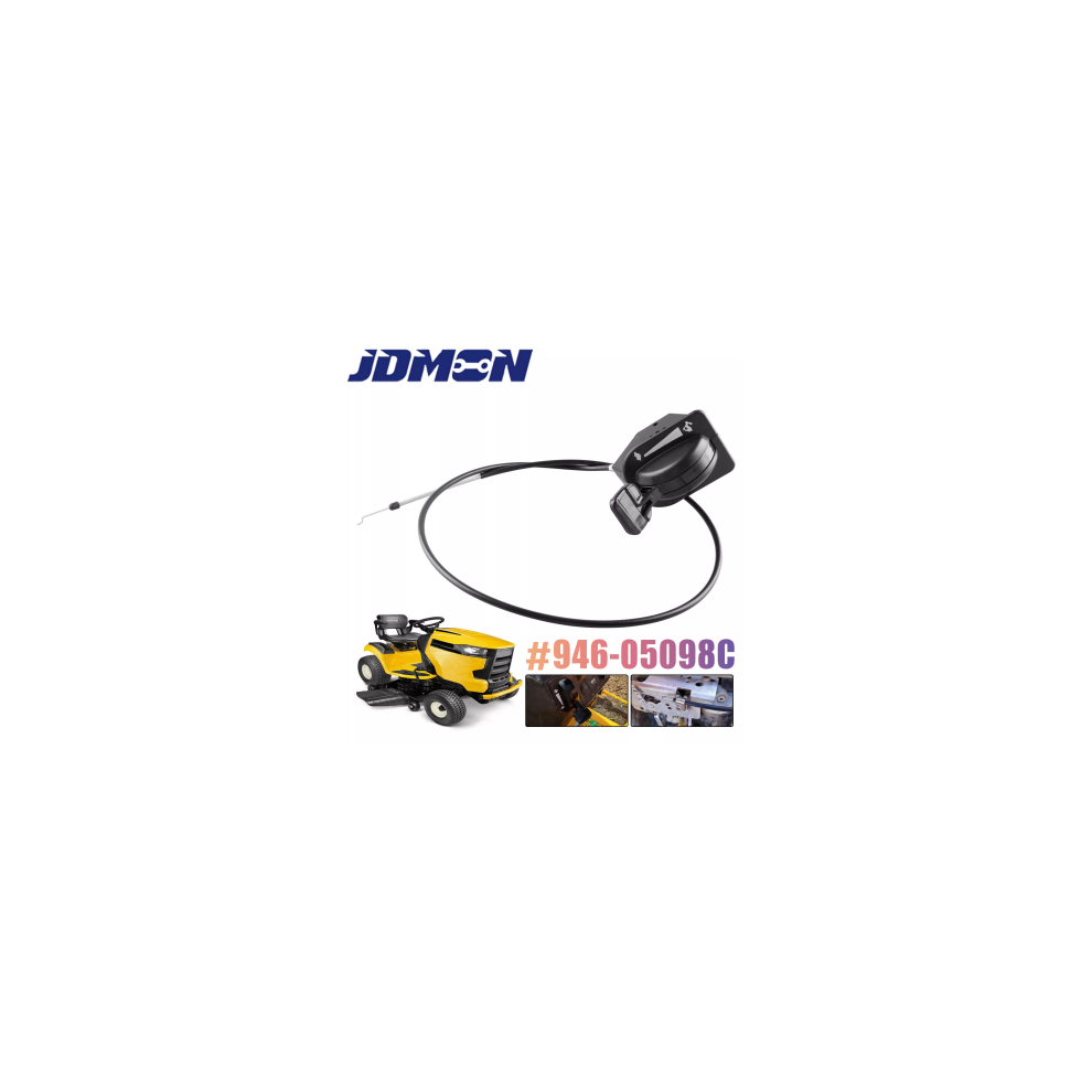 High-Quality Synthetic Throttle Choke Cable, Enhanced Functionality Accurate Smooth Control For Craftsman Mtd Cub Cadet Xt1 Lt46 Lt50 Gt50 Gt54 St54 9405630072273