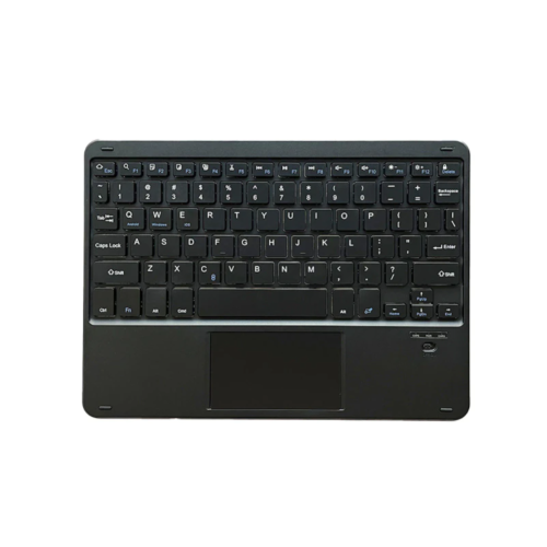 Ultra Slim Wireless Keyboard with Multi-Gesture Touchpad for Bluetooth Devices, Rechargeable Battery Ensures Long-Lasting Performance for Mobile Work