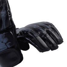 Halbfinger-Boxhandschuhe mit verstellbarem Handgelenk, schwarz, 310 g, 24x13x5 cm