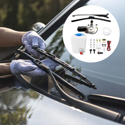 Κιτ ηλεκτρικού κινητήρα 12V, υαλοκαθαριστήρας γενικής χρήσης για Honda Pioneer, αντλία 2