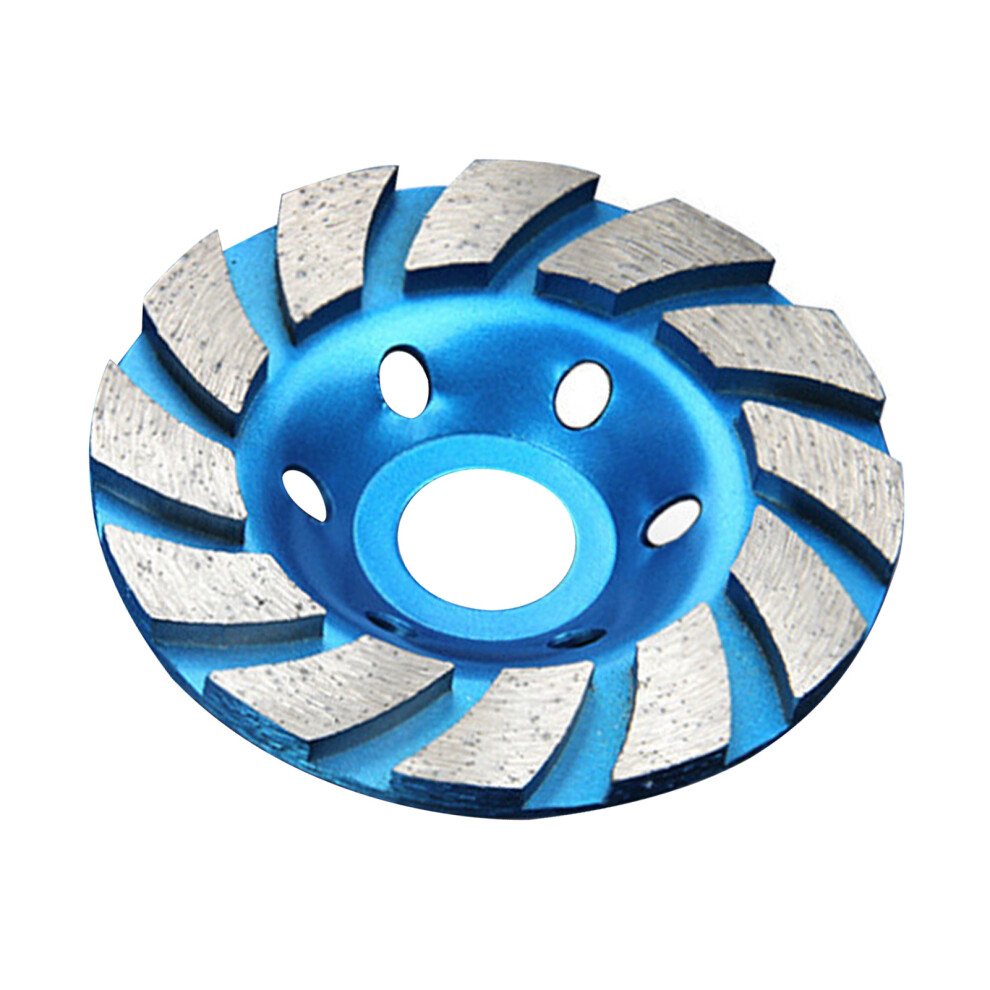 Blue 100Mm Diamond Grinding Disc For Stone Concrete Marble Polishing 7621381098955