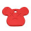Aluminum Alloy Bear Shape Front Fork Protector for Folding Bike Red 13