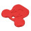 Aluminum Alloy Bear Shape Front Fork Protector for Folding Bike Red 1