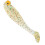 50 Stück Silikon Anglerköder Weiche Paddle Tail Swimbaits Gelb Grün 5x0,5cm 9