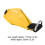 Multipurpose Nylon Throw Weight Bag for Outdoor Tree Climbing, Yellow 4