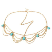 Lanț de păr cu strasuri, design cu ciucure și elastic, potrivit elegant, stil boho și chic, pentru nuntă, bentițe de mireasă, lanțuri de aur