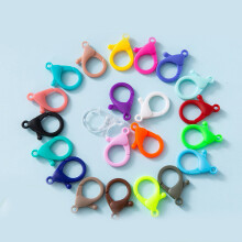 100Pcs 25mm Color Resin Lobster Clasp for Jewelry & Accessories