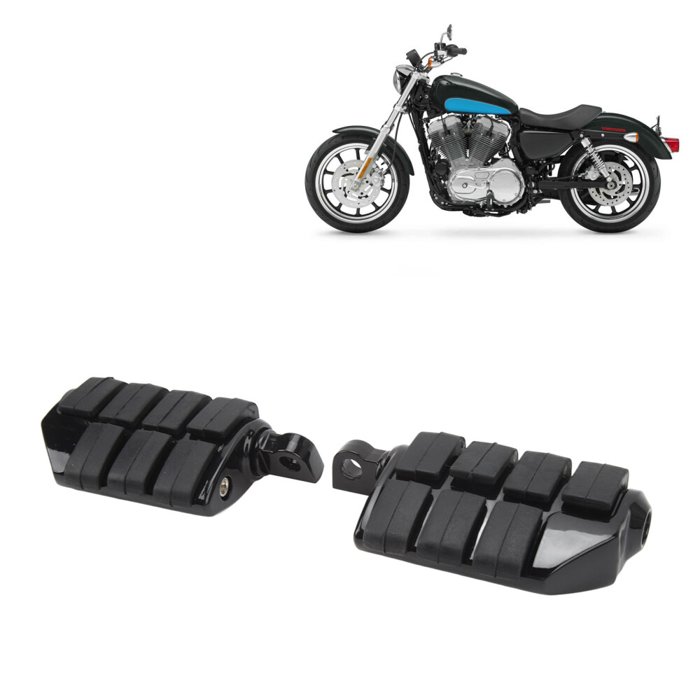 Motorcycle Highway Footpegs For Davidson Fx/Fxs Models, Metal Rubber 3601375459706