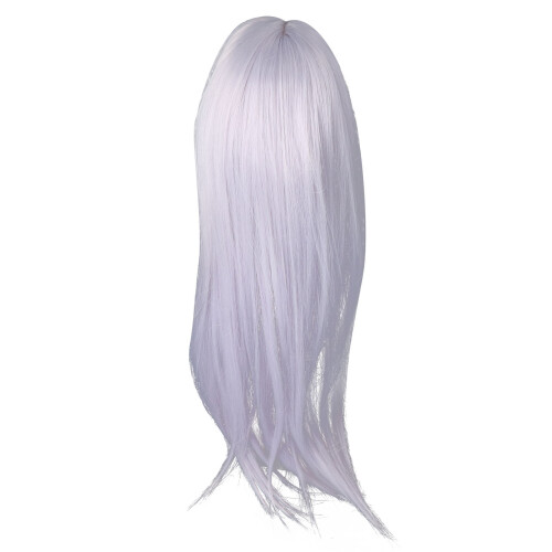 Peluca de seda para muñeca BJD 1/3 21-24cm azul 1