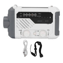 Emergency Radio With NOAA Weather Alert Solar Crank Radio Rechargeable Battery Powered Radio Led Flashlight Reading Lamp Am Fm Shortwave Radio All In