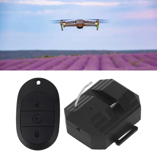 Lightweight Black USB Charging RC Drone Airdrop System for Mini 3 Pro, 2.4G