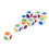20Pcs 6-Sided Color Cubes, 16mm Round Corner Educational Dice 7