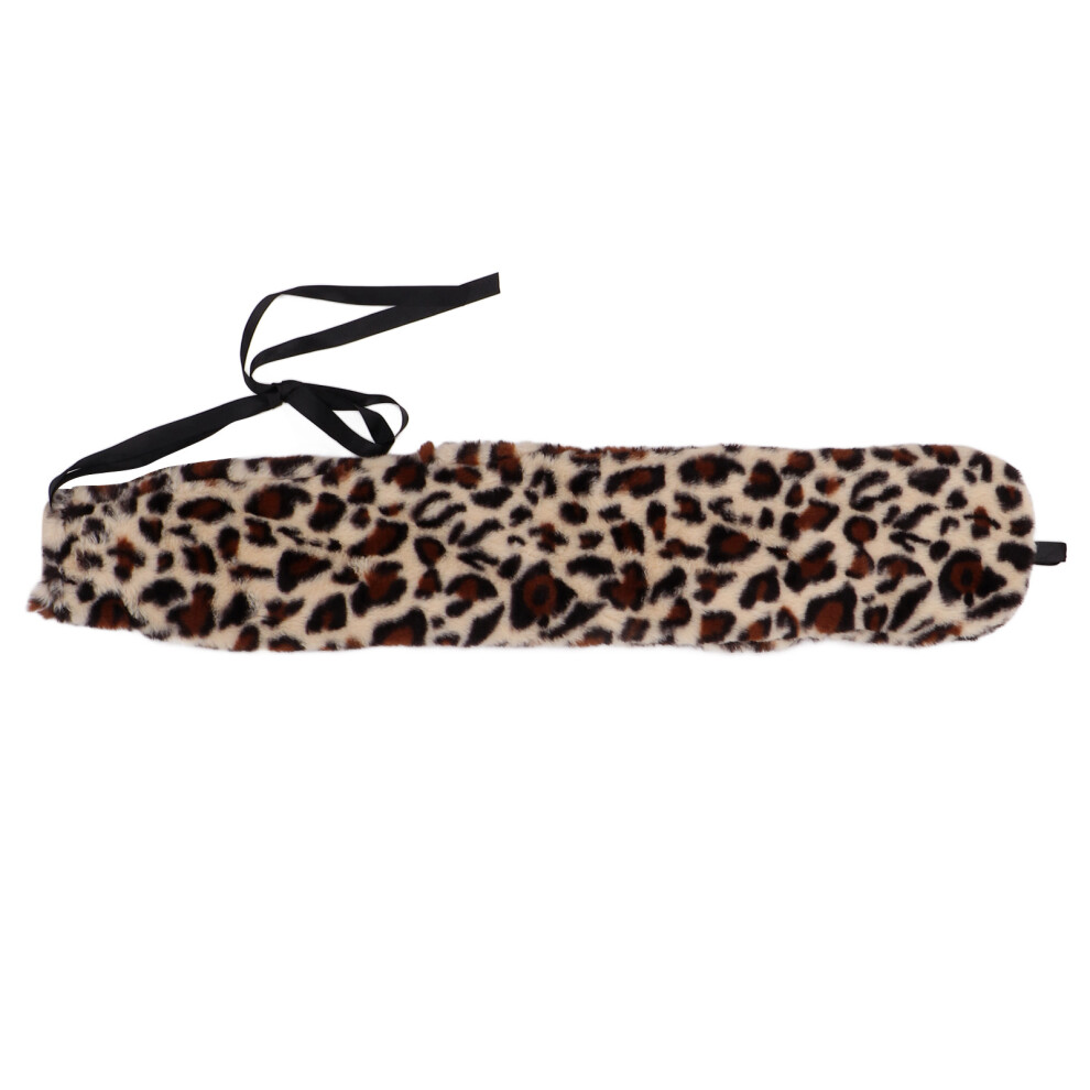 2L Leopard Print Rubber Hot Water Bottle for Neck Shoulder Abdomen