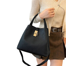 Sac à main à la mode pour femmes, fourre-tout élégant en-Noir