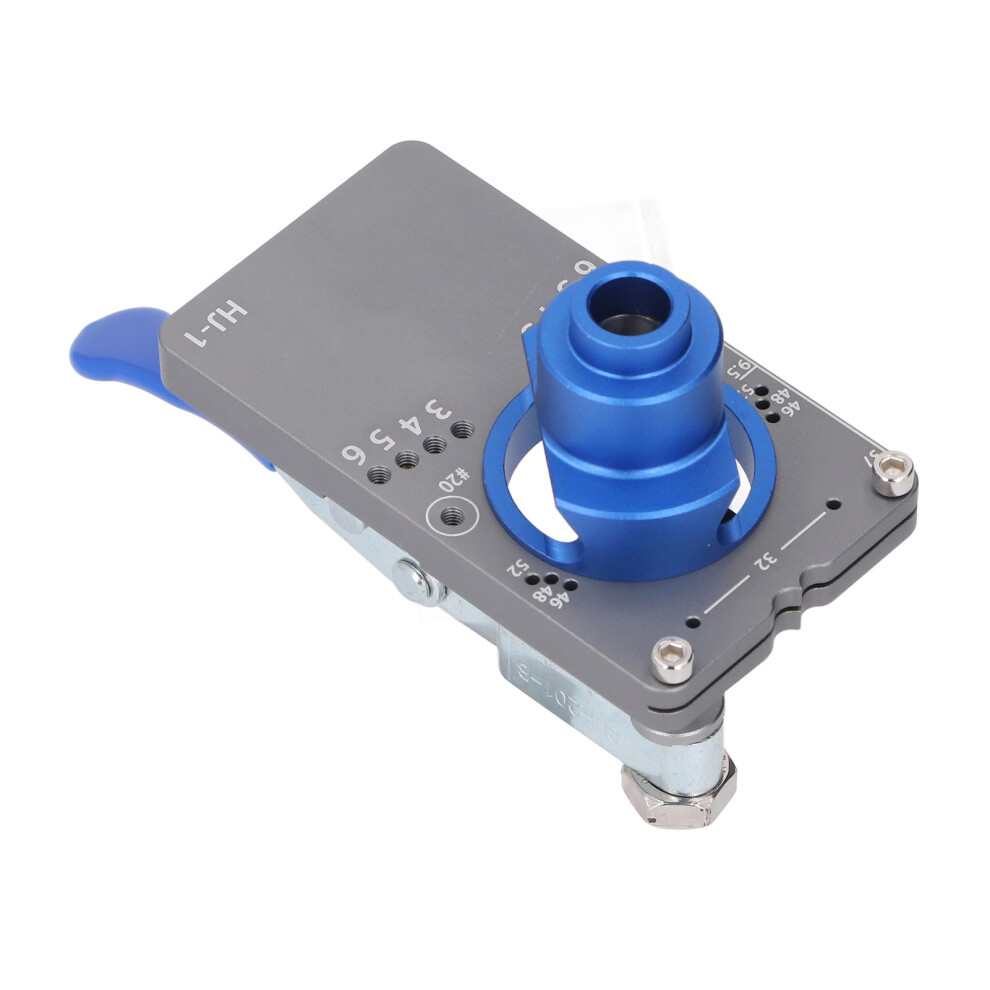 Aluminum Alloy Door Hinge Jig For Woodworking, 35Mm, 2Mm Drill 4691383382195