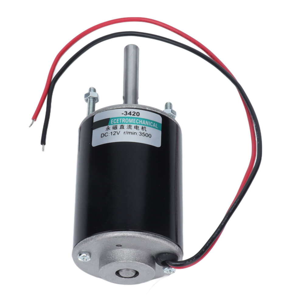 Xd-3420 Long Shaft 30W Dc Permanent Magnet Motor 12V 3500 Rpm 3601376391814
