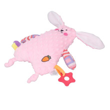 Weiche Babysicherheits-Puppen-Kaumfigur, Beißspielzeug, Hasenfasern-Baumwolle