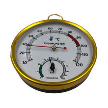 Saunaraum-Thermometer, Hygrometer, großes Display,-Grad Celsius