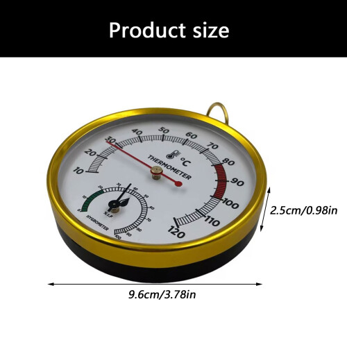 Saunaraum-Thermometer, Hygrometer, großes Display,-Grad Celsius 2