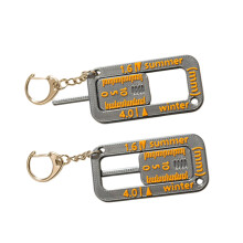 Auto-Rad-Reifen-Messlineal, universelles-2 Packung