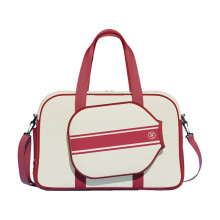 Pickleballs Tote Bag, große Sport-Turntasche mit Schuhfach-Rot