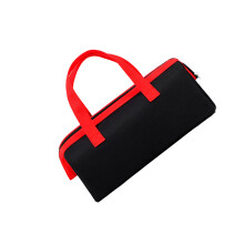 Robuste Werkzeugtasche aus Stoff mit glattem Reißverschluss-Rot