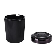 Mini Waterproof Plastic Auto Door Pocket Cup Holder Dustbin, Leakproof Portable Round Cup Holder Trash Storage Organizer, Car Cup Holder Trash Can