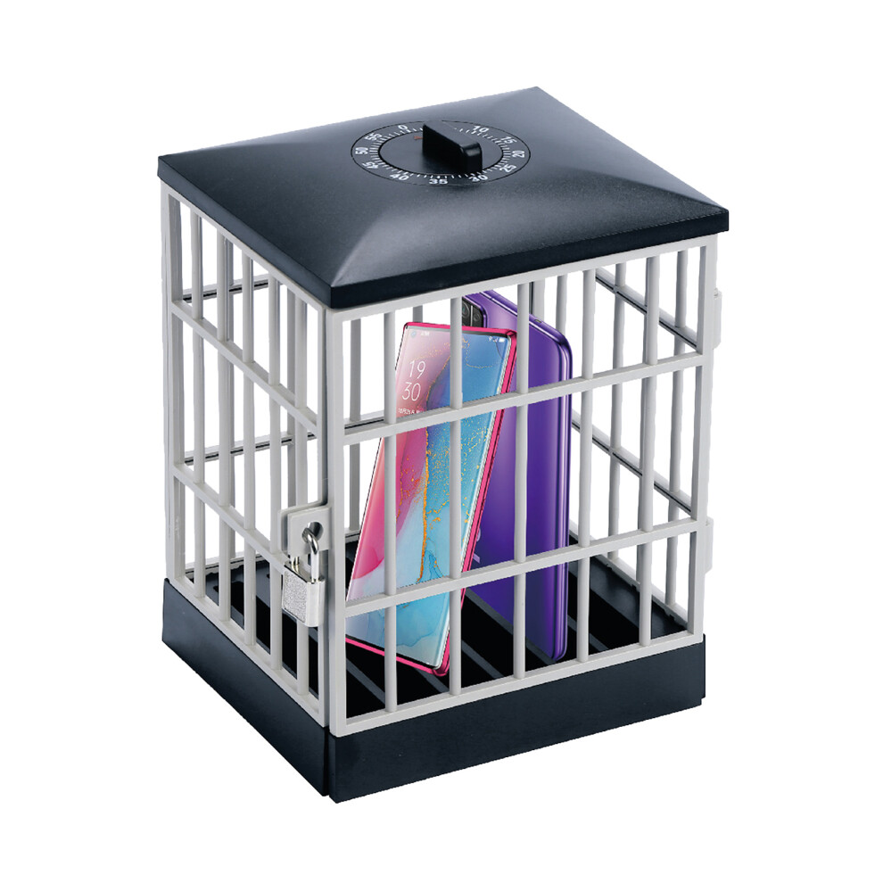 Lockable Cell Phone Jail For Behavioral Management, Secure Storage With Tamper-Proof Lock, Sturdy And Secure Construction For Home And Educational Use 9358999591933