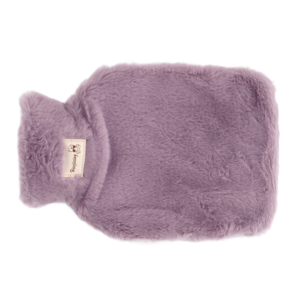 Luxurious Comfort, Hands Feet Warmer Hot Water Bottles with Soft Plush Cover, Fashionable & Unique Design for Non-Toxic Odorless Warmth