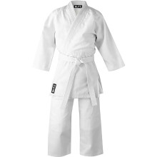 (White, 130cm) Blitz Sports Kids Student Judo Suit - 350g