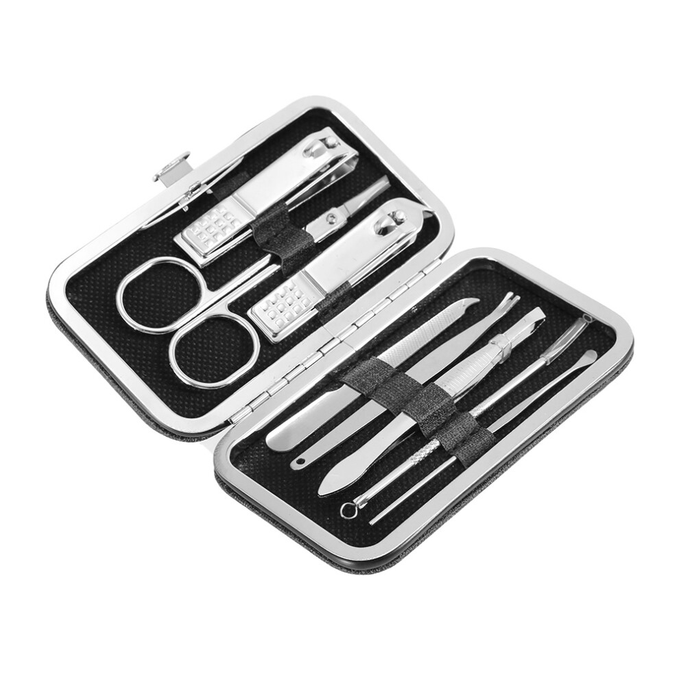 Premium Quality Manicure Pedicure Set, Stainless Steel Nail Clipper File Scissor Kit Lifetime Warranty Professional Grooming Kit Durable Sharp and