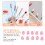 10pcs Silicone Lip Brush Covers with Suction Cup Dust Proof Protector 3
