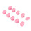 10pcs Silicone Lip Brush Covers with Suction Cup Dust Proof Protector 4