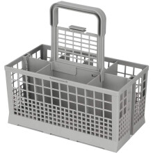 Panier à couverts facile à utiliser pour lave-vaisselle, compatible avec tous les lave-vaisselle, poignée amovible et pièce de rechange de haute