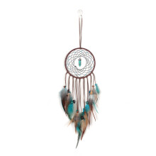 Artisanal Dream Catcher, Blue Quartz Crystal Stone Tree Of Life, Handcrafted Wall Hanging, Unique Car And Home Decor, Perfect For Kids Room, Festival