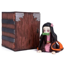 Action figure di Nezuko di Demon Slayer, in PVC, perfetta come regalo di compleanno o di Natale, per ricreare scene di combattimento spettacolari,