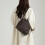 Sacs à main en daim/cuir sacs à bandoulière pour-pu marron 6