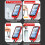 Pack de 1 multimètre numérique dense, batterie-Rouge 2