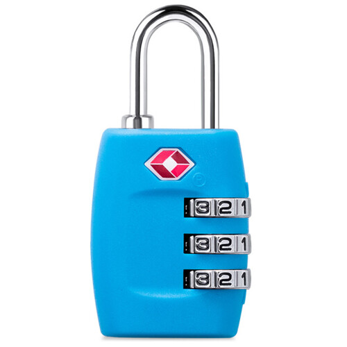 Serrure de sac à combinaison pour PC, essentiel et-Bleu clair