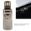 Autoförmiger USB-Stick 32 GB Mini-Metall USB 2.0 Schwarz 4